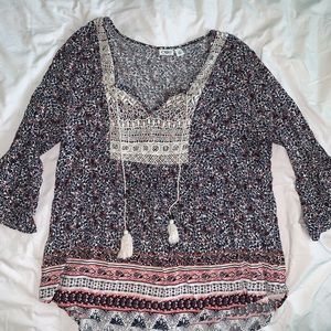 Cato patterned blouse